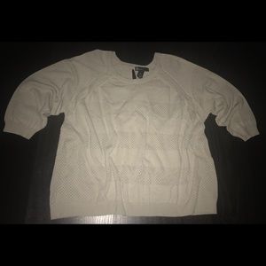 3/4 Sleeve Lightweight Tan Sweater